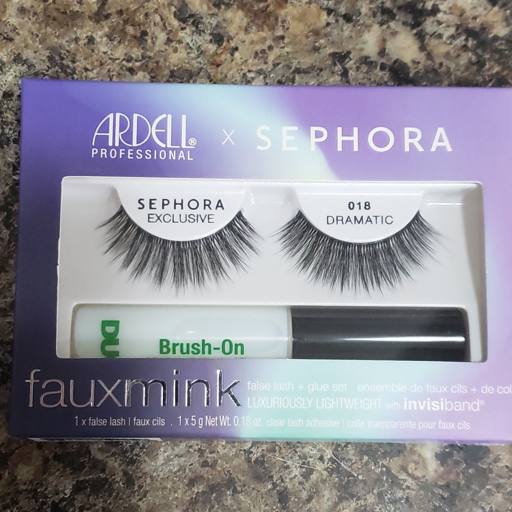 Sephora Exclusive Faux Mink Lashes - Black 018 Dramatic
